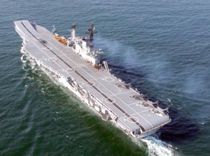 INS Viraat at sea