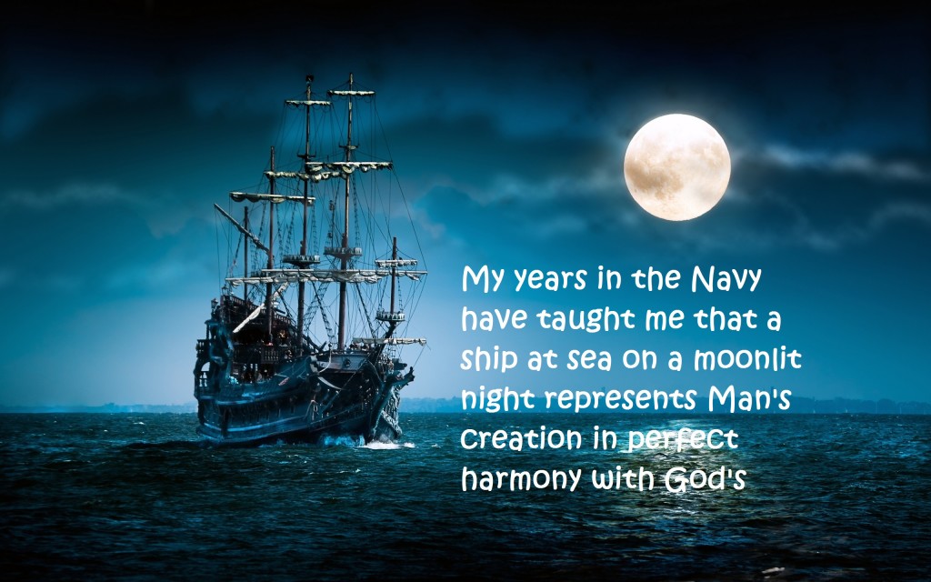 Ship Sea and The Moon