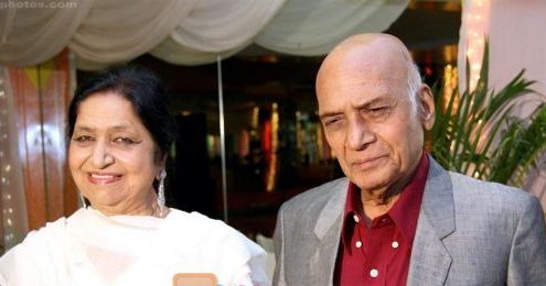 Khaiyyam with wife Jagjit Kaur (pic courtesy: www.hindilyrics.com)