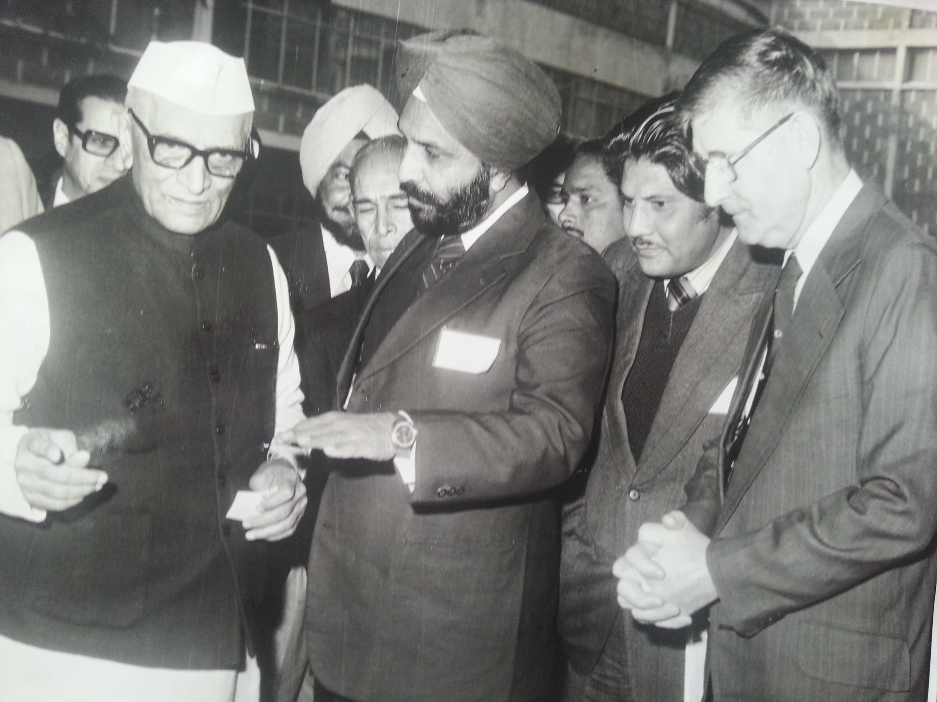 My dad pleading with the then PM Moraji Desai to get his son out of the Navy!