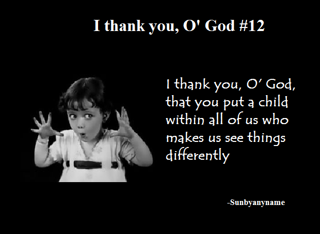 I thank you God 12