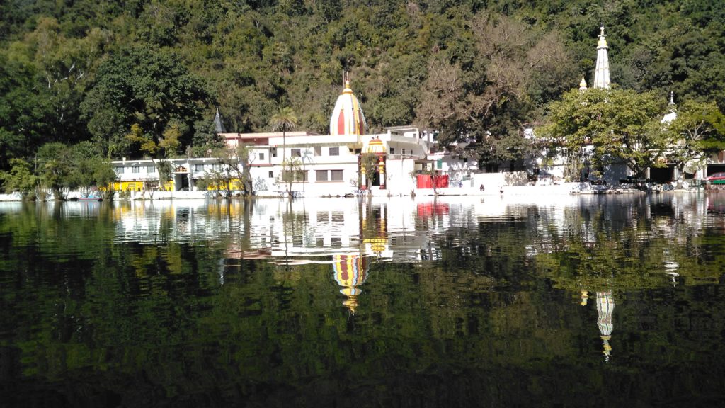The temple of Lord Parshuram stands at the bank of Renuka Lake