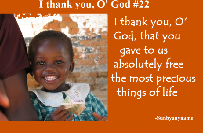 BEST OF ‘MAKE YOUR OWN QUOTES’ – ‘I THANK YOU, O’ GOD’ SERIES
