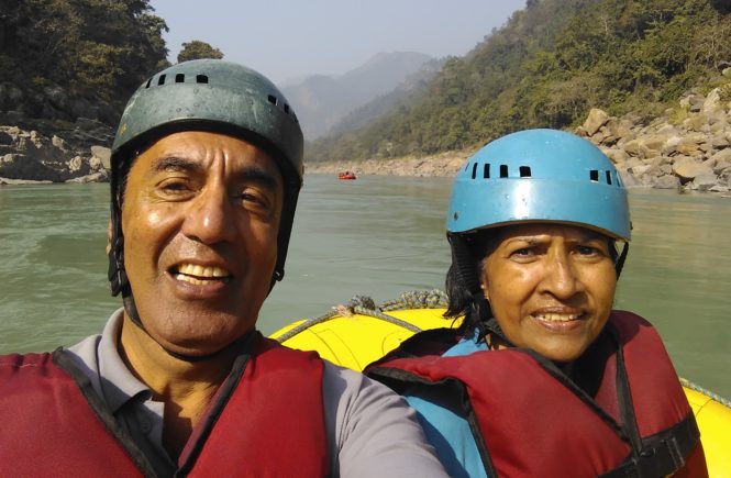 RIVER RAFTING DOWN THE GANGES