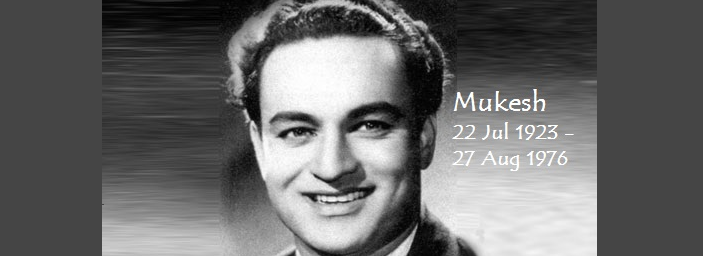 Mukesh Singer Vector TRIBUTE TO MUKESH – MY OWN SINGING – Sunbyanyname