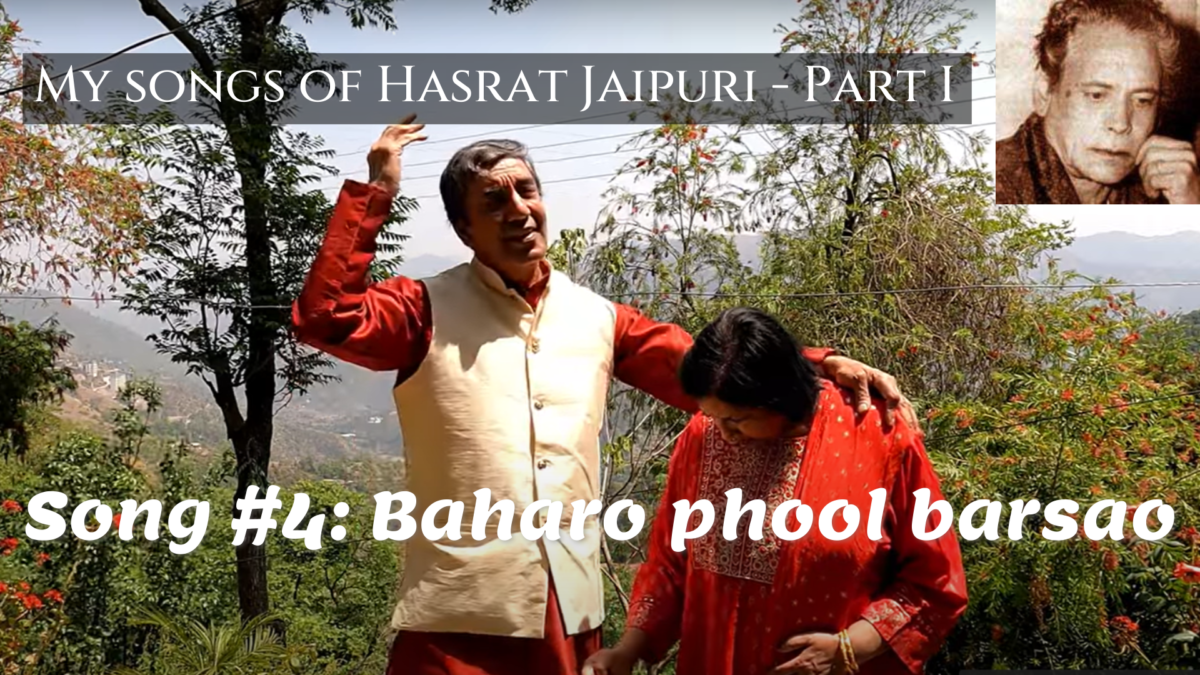 SHANKAR JAIKISHAN SONGS OF HASRAT JAIPURI – MY OWN SINGING – PART I